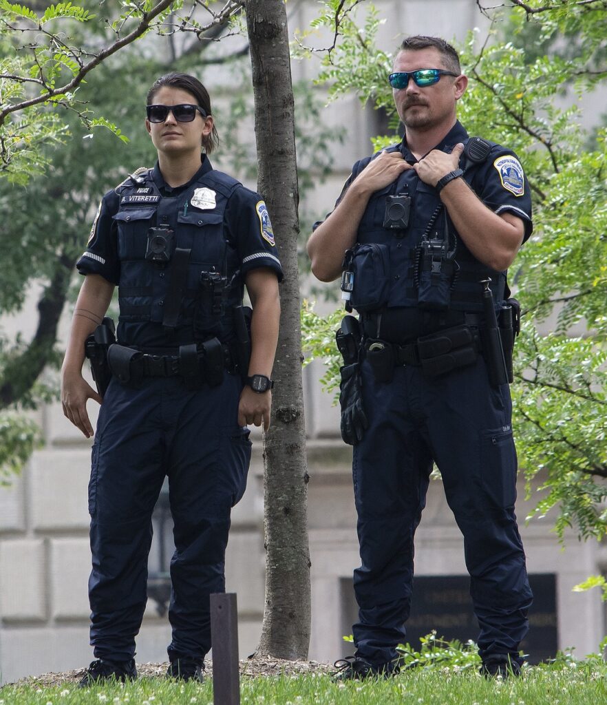 Police drones allow officers to remain safe while gather data.